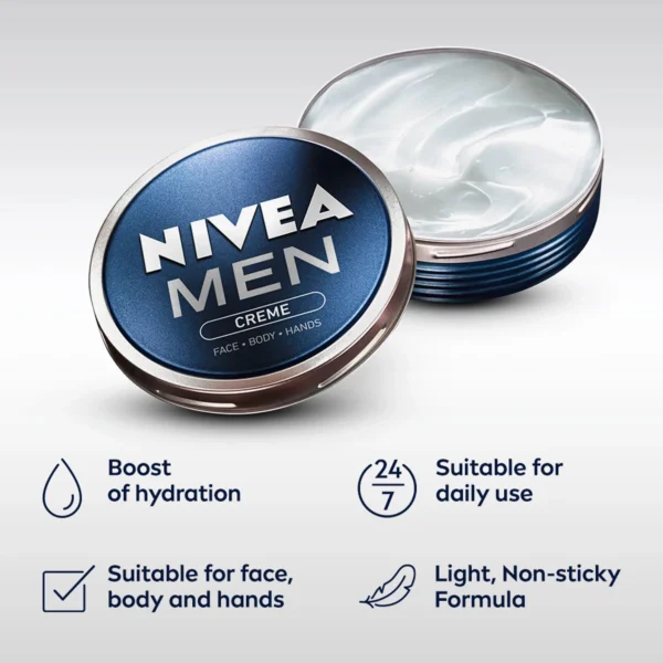 s-l1600 (2) NIVEA MEN Face, Body & Hands Cream Moisturising, Tin 150ml