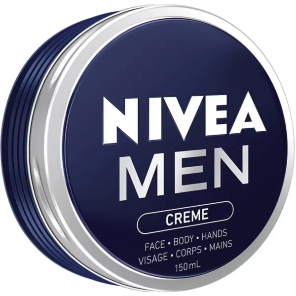 NIVEA MEN Face, Body & Hands Cream Moisturising, Tin 150ml