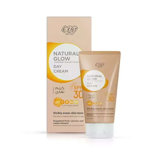 6223001382218 Eva Skin Care Natural Glow Day Cream With ( SPF 30 ) 50 Gm