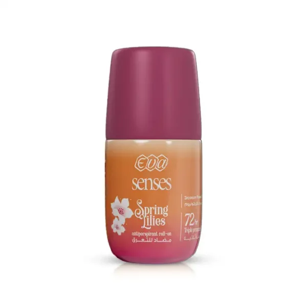 6223001382478 Eva Skin Care Senses Antiperspirant Roll-on Spring Lillies 50 Gm