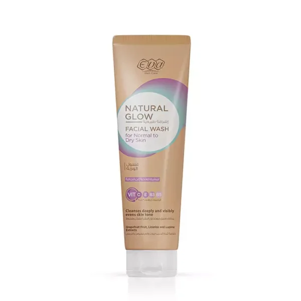 6223001382546 Eva Skin Care Natural Glow Facial Wash For Normal To Dry Skin 100 Ml