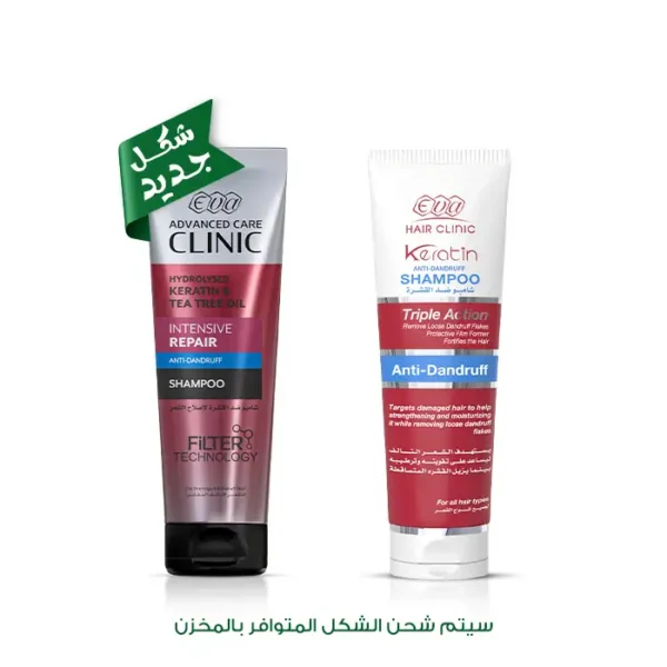6223004373169 Eva Hair Clinic Keratin Anti-Dandruff Moisturizing Shampoo 230 Ml
